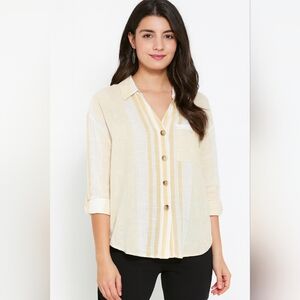 Unique‎ Spectrum Flowy Beachy Tropical Summer Trendy Top Size Medium